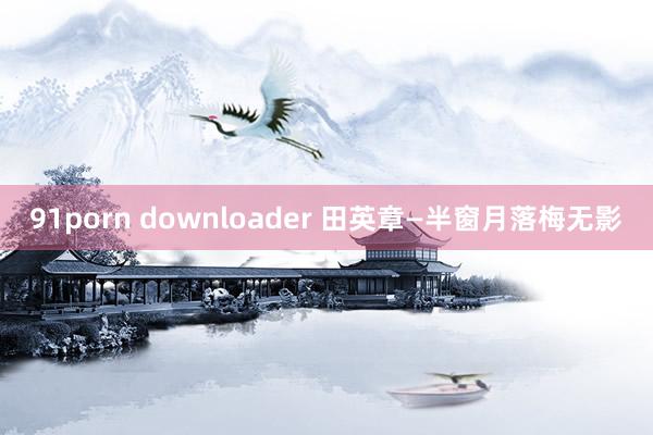 91porn downloader 田英章—半窗月落梅无影