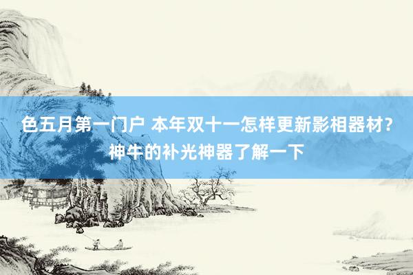 色五月第一门户 本年双十一怎样更新影相器材？神牛的补光神器了解一下