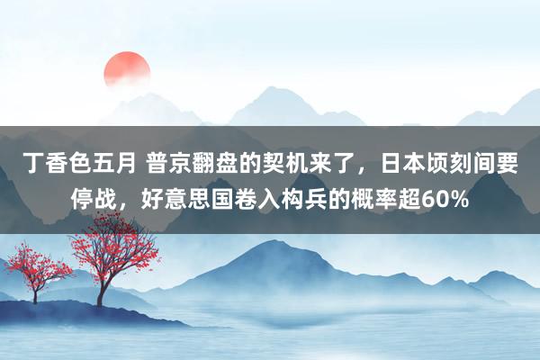 丁香色五月 普京翻盘的契机来了，日本顷刻间要停战，好意思国卷入构兵的概率超60%