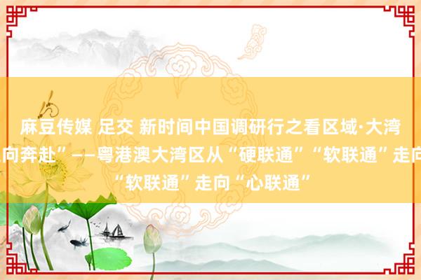 麻豆传媒 足交 新时间中国调研行之看区域·大湾区篇｜“三向奔赴”——粤港澳大湾区从“硬联通”“软联通”走向“心联通”