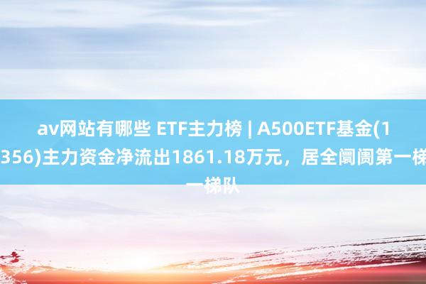 av网站有哪些 ETF主力榜 | A500ETF基金(159356)主力资金净流出1861.18万元，居全阛阓第一梯队