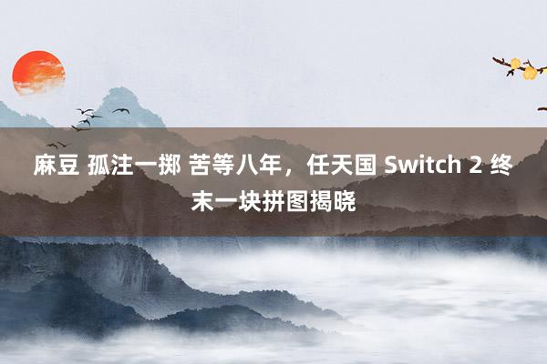 麻豆 孤注一掷 苦等八年，任天国 Switch 2 终末一块拼图揭晓